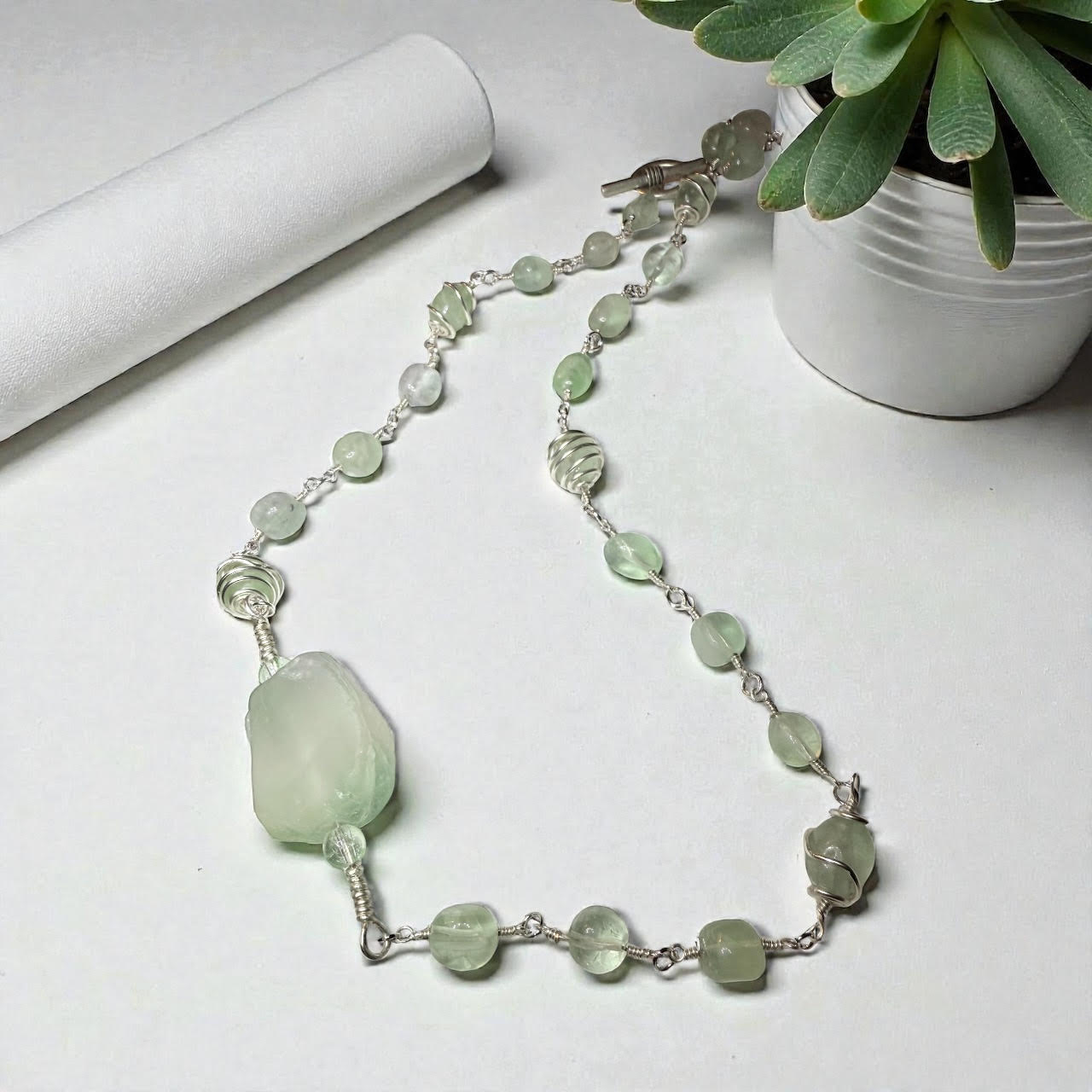 the seafoam whisper necklace