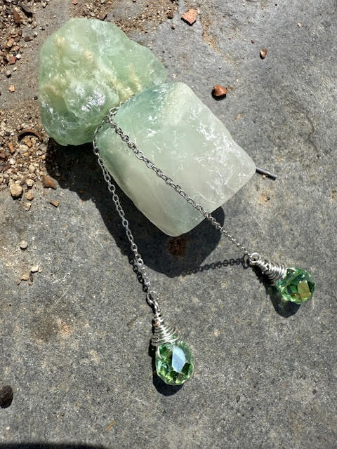 the clarity set (necklace and earrings) - Jaded Jewelry
