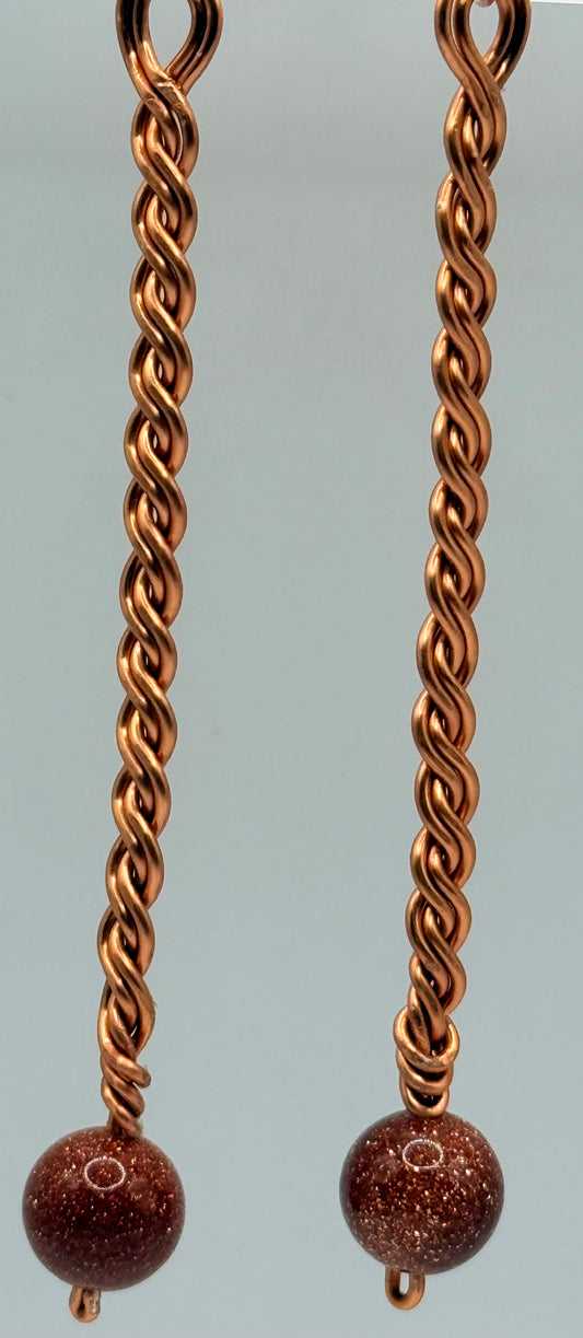 the twisted sisters vertical braid earrings - Jaded Jewelry