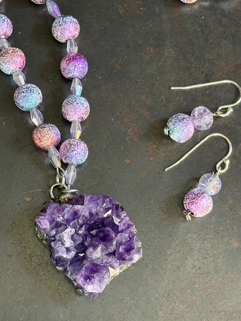 the oracle set (necklace and earrings) - Jaded Jewelry