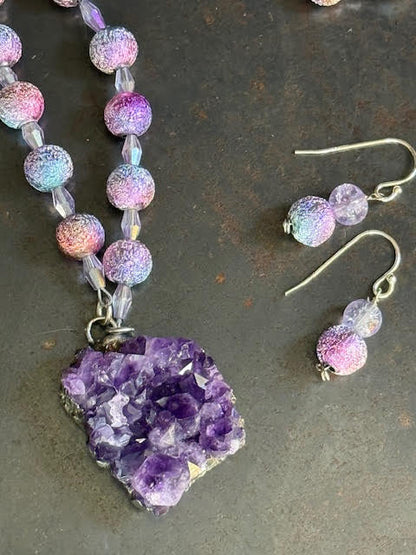 the oracle set (necklace and earrings) - Jaded Jewelry