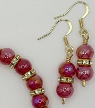 the berry blush-ear - Jaded Jewelry