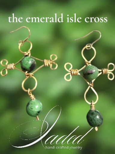 the emerald isle cross - Jaded Jewelry