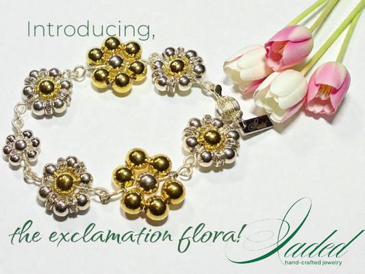 the exclamation flora-bracelet - Jaded Jewelry