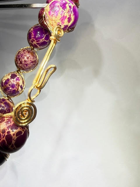 the fuchsia faultline - Jaded Jewelry