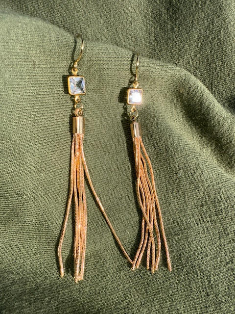 the gilded tassels - Jaded Jewelry