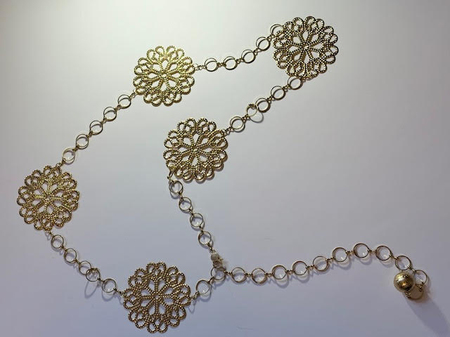the golden reverie belly chain