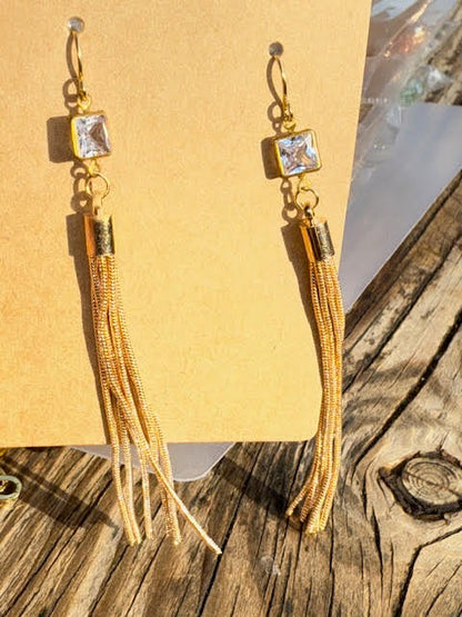 the gilded tassels - Jaded Jewelry