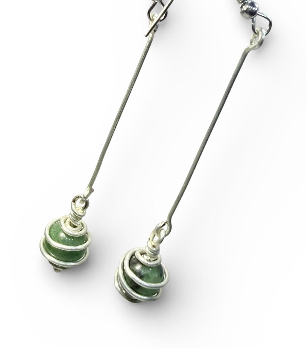 the stonebound orbit-green - Jaded Jewelry