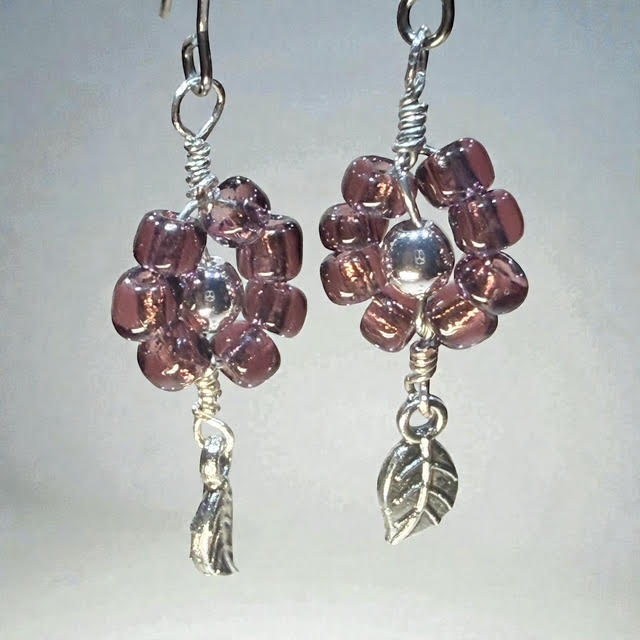 the fucshia flowers - Jaded Jewelry
