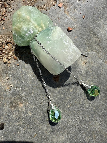 the clarity set (necklace and earrings) - Jaded Jewelry